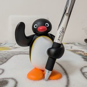 Pingu Figurine Pen Holder